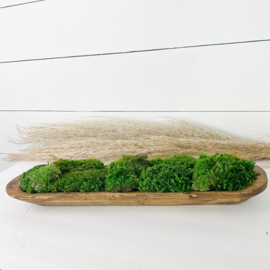 What's New Wednesday: Preserved Moss in Stone Bowl Centerpiece