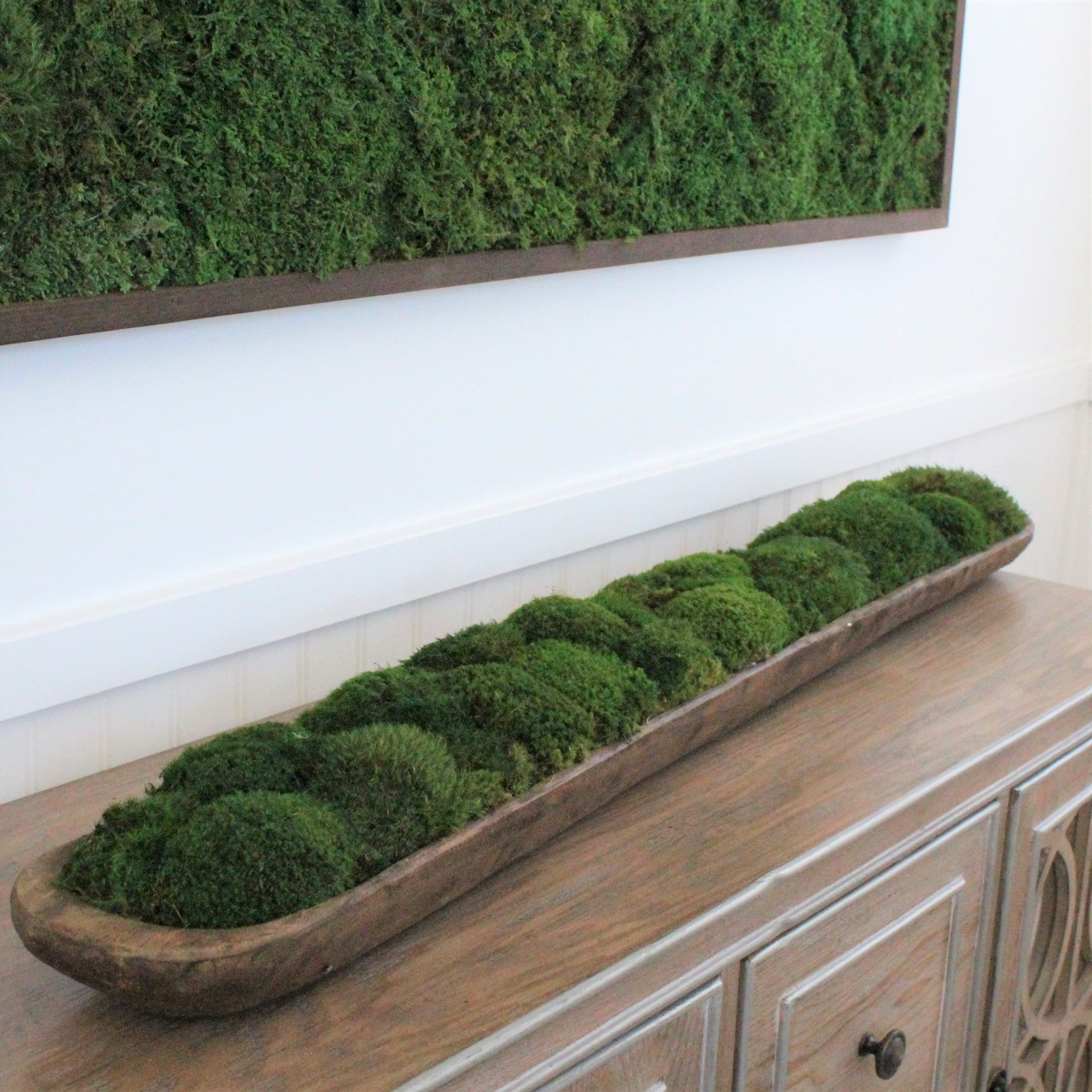 Simple Moss Bowl Centerpiece DIY - Adorn the Table